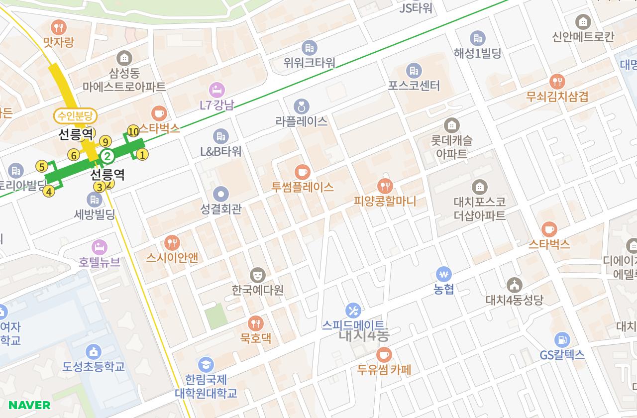 위치 지도