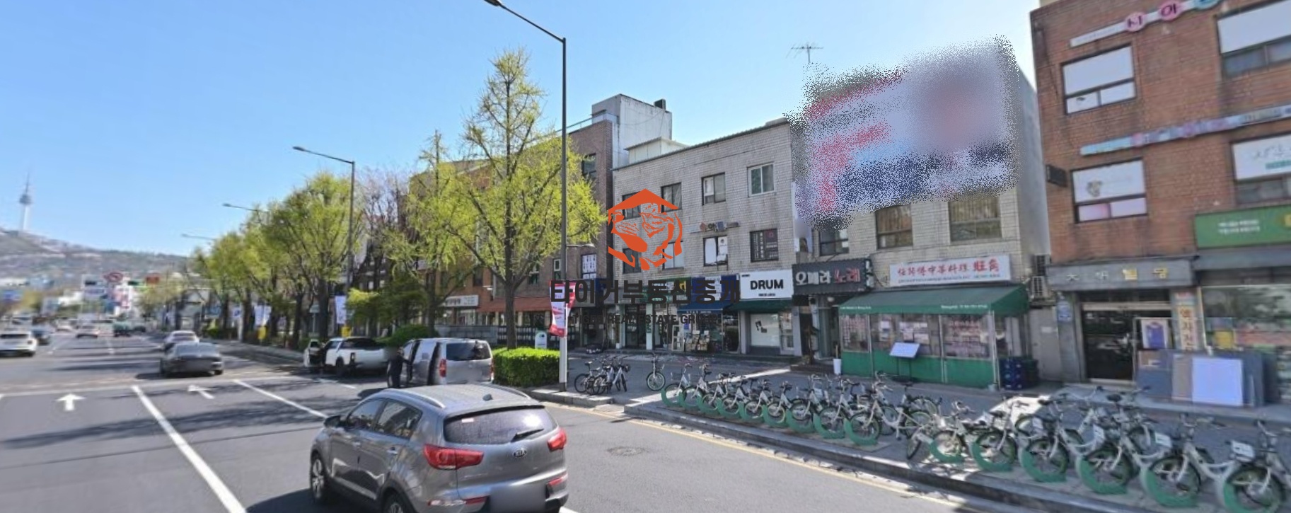 삼각지역 사무실, 상가 임대, 용산 용리단길 대로변 사무실 임대
